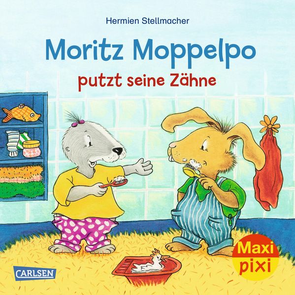 Cover von Maxi Pixi 294: Moritz Moppelpo putzt seine Zähne