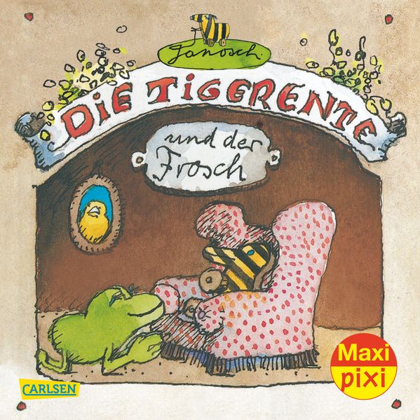 Cover von Maxi-Pixi Nr. 213: Die Tigerente und der Frosch