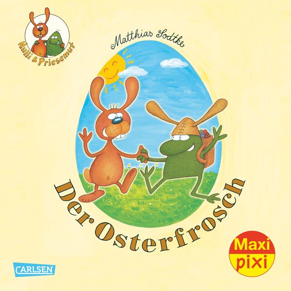 Cover von Maxi-Pixi Nr. 205: Nulli und Priesemut: Der Osterfrosch