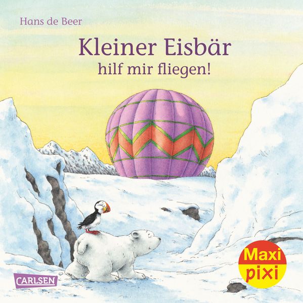 Cover von Maxi-Pixi Nr. 222: Kleiner Eisbär, hilf mir fliegen!