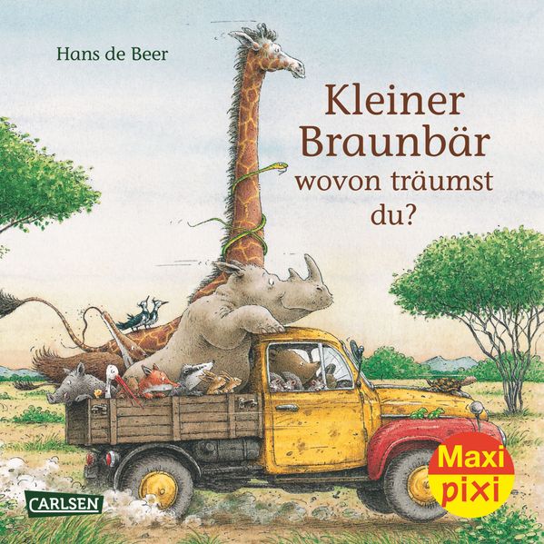 Cover von Maxi-Pixi Nr. 223: Kleiner Braunbär, wovon träumst du?
