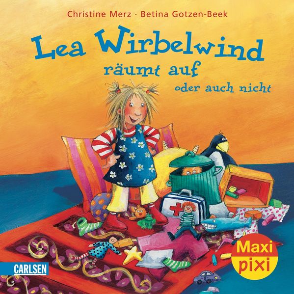 Cover von Maxi-Pixi Nr. 32: Lea Wirbelwind räumt auf