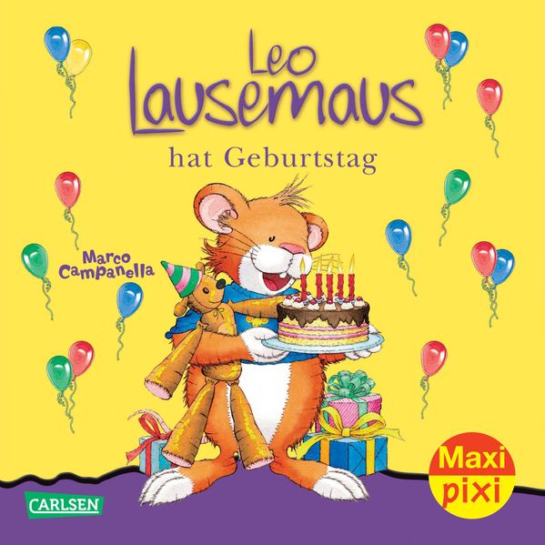 Cover von Maxi-Pixi Nr. 53: Leo Lausemaus hat Geburtstag