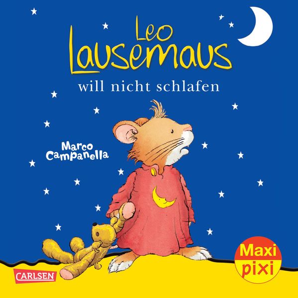 Cover von Maxi-Pixi Nr. 54: Leo Lausemaus will nicht schlafen