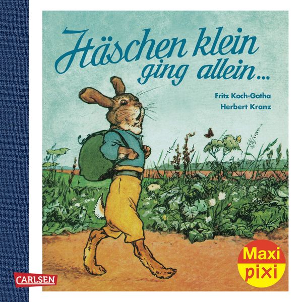Cover von Maxi-Pixi Nr. 92: Häschen klein, ging allein …