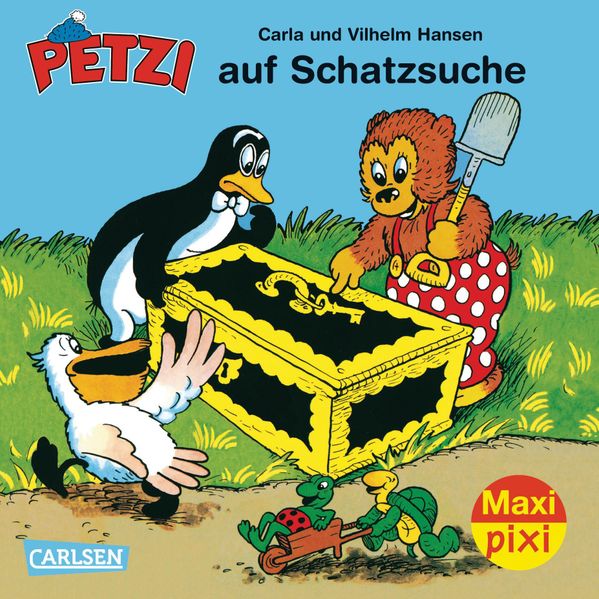 Cover von Maxi-Pixi Nr. 134: Petzi auf Schatzsuche