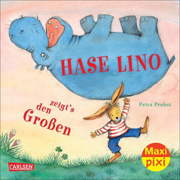 Cover von Maxi-Pixi Nr. 146: Hase Lino zeigt’s den Großen
