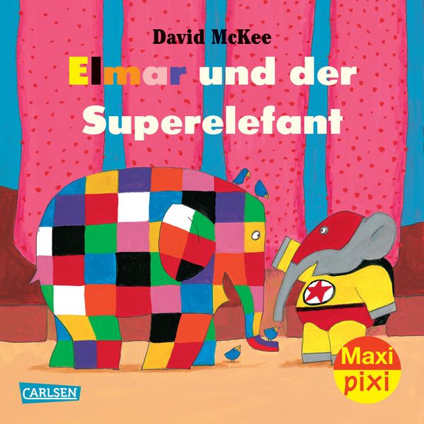 Cover von Maxi-Pixi Nr. 154: Elmar und der Superelefant