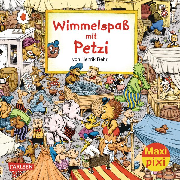 Cover von Maxi-Pixi Nr. 170: Wimmelspaß mit Petzi