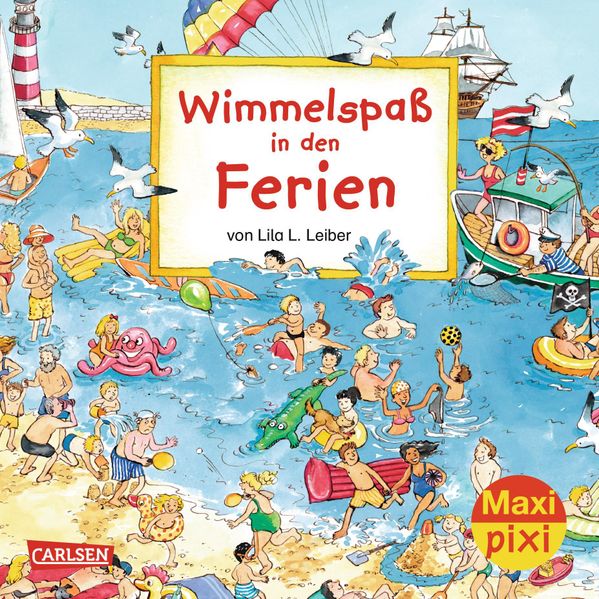 Cover von Maxi-Pixi Nr. 172: Wimmelspaß in den Ferien