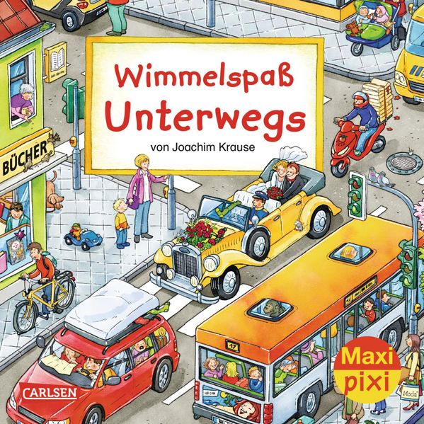 Cover von Maxi-Pixi Nr. 173: Wimmelspaß unterwegs