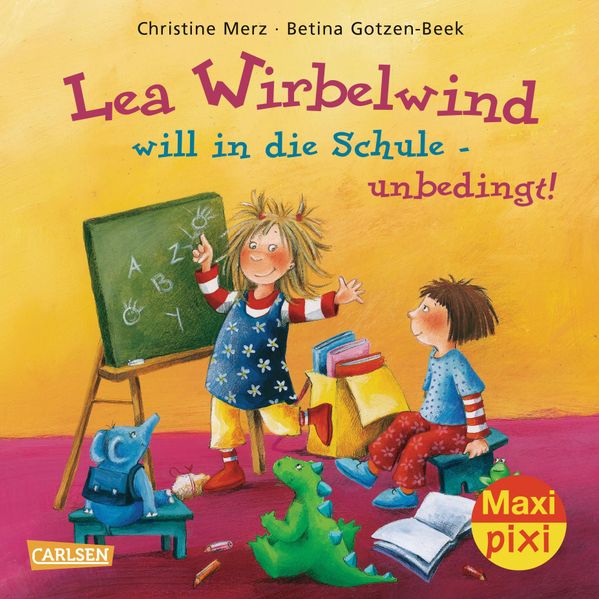 Cover von Maxi-Pixi Nr. 175: Lea Wirbelwind will in die Schule – unbedingt!