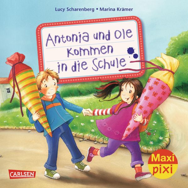 Cover von Maxi-Pixi Nr. 177: Antonia und Ole kommen in die Schule