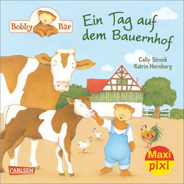 Cover von Maxi-Pixi Nr. 185: Bobby Bär: Ein Tag auf dem Bauernhof
