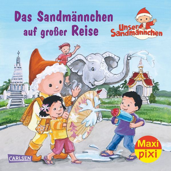 Cover von Maxi-Pixi Nr. 186: Das Sandmännchen auf großer Reise