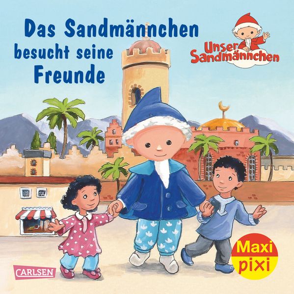 Cover von Maxi-Pixi Nr. 189: Das Sandmännchen besucht seine Freunde