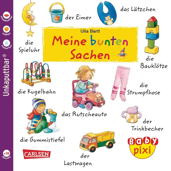 Cover von Baby Pixi 24: Meine bunten Sachen