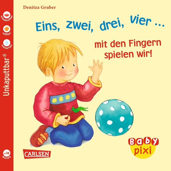 Cover von Baby Pixi, Band 37: Eins, zwei, drei, vier… mit den Fingern spielen wir!