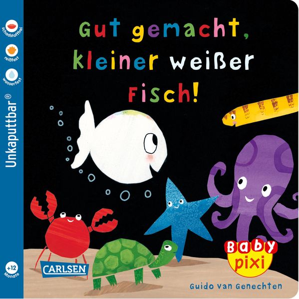 Cover von Baby Pixi 65: Gut gemacht, kleiner weißer Fisch!