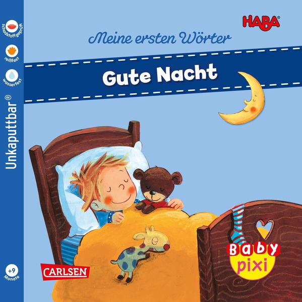 Cover von Baby Pixi (unkaputtbar) 88: HABA Erste Wörter: Gute Nacht