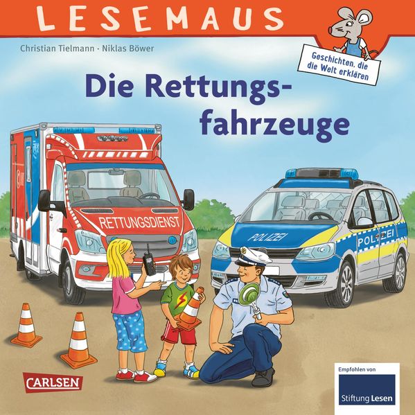 Cover von LESEMAUS 158: Die Rettungsfahrzeuge