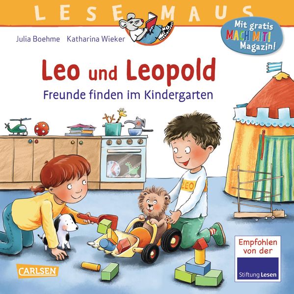 Cover von LESEMAUS 194: Leo und Leopold – Freunde finden im Kindergarten