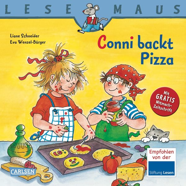 Cover von LESEMAUS, Band 65: Conni backt Pizza