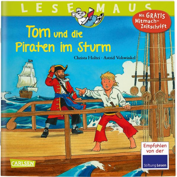 Cover von LESEMAUS 98: Tom und die Piraten im Sturm