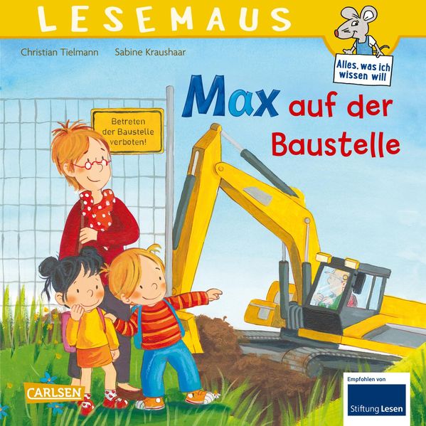 Cover von LESEMAUS 12: Max auf der Baustelle