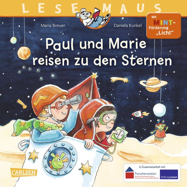 Cover von LESEMAUS 182: Paul und Marie reisen zu den Sternen