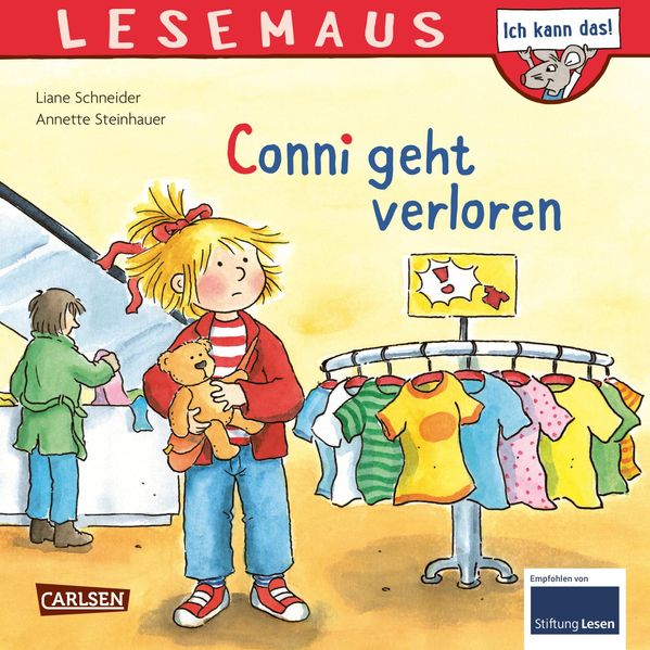 Cover von LESEMAUS 115: Conni übernachtet bei Julia