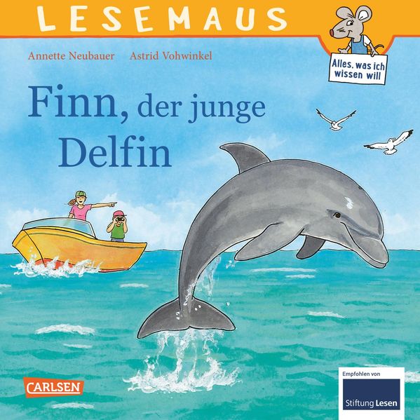 Cover von LESEMAUS 127: Finn, der junge Delfin