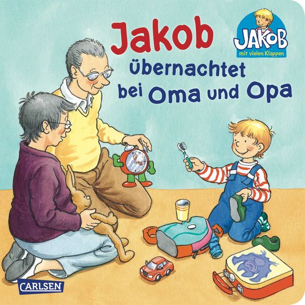 Cover von Jakob übernachtet bei Oma und Opa