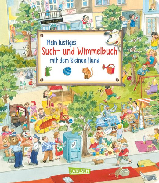 Cover von Mein lustiges Such- und Wimmelbuch mit dem kleinen Hund