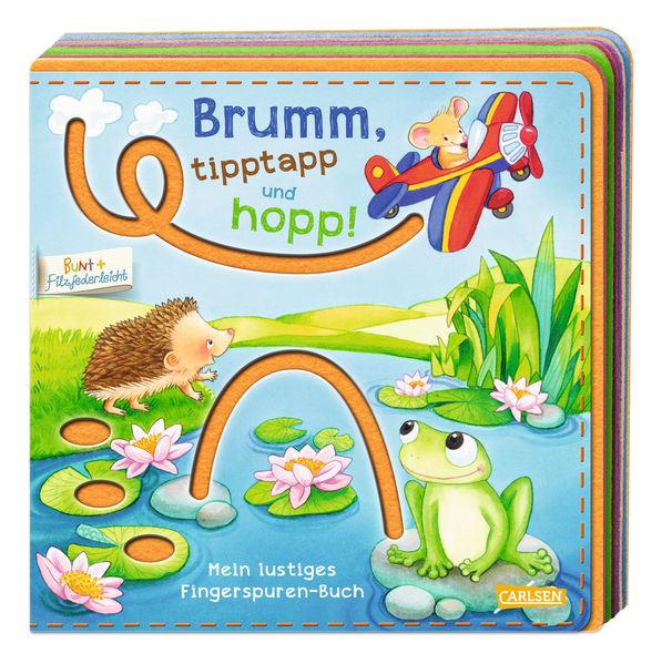 Cover von BUNT + Filzfederleicht®: Brumm, tipptapp und hopp!