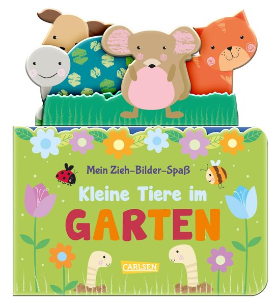 Cover von Mein Zieh-Bilder-Spaß: Kleine Tiere im Garten