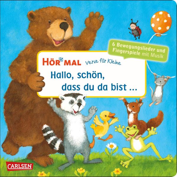 Cover von Hör mal (Soundbuch): Verse für Kleine: Hallo, schön, dass du da bist …