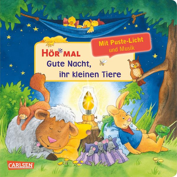 Cover von Hör mal (Soundbuch): Mach mit – Pust aus: Gute Nacht, ihr kleinen Tiere – ab 2 Jahren