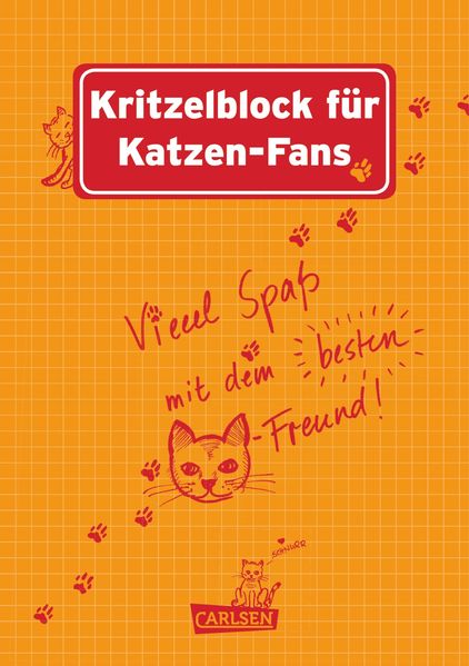 Cover von Kritzelblock für Katzen-Fans