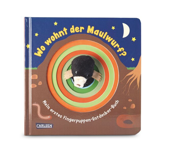 Cover von Fingerpuppen-Bücher: Wo wohnt der Maulwurf?