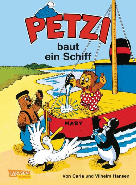 Cover von Petzi: Petzi baut ein Schiff