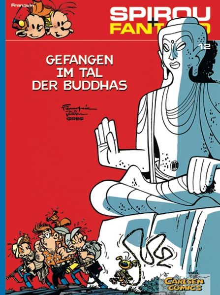 Cover von Spirou & Fantasio 12: Gefangen im Tal der Buddhas