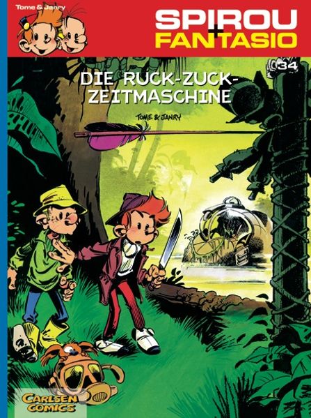 Cover von Spirou & Fantasio 34: Die Ruck-Zuck-Zeitmaschine