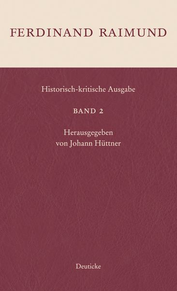 Cover von Historisch-kritische Ausgabe Band 2