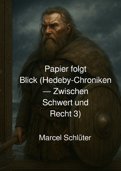 Cover von Hedeby-Chroniken — Zwischen Schwert und Recht/Papier folgt Blick (Hedeby-Chroniken — Zwischen Schwert und Recht 3)