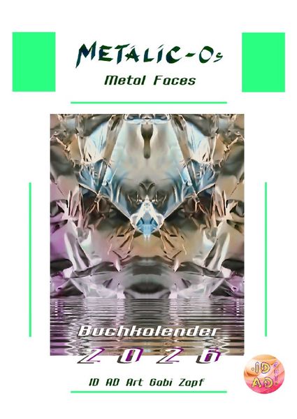 Cover von METÁLIC-Os Metal Faces Buchkalender 2026