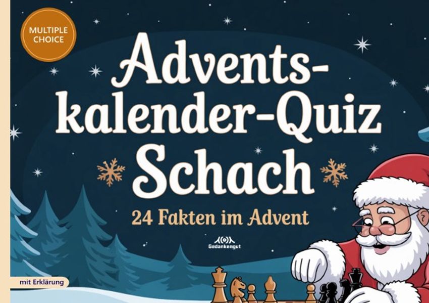 Cover von Adventskalender-Quiz Schach