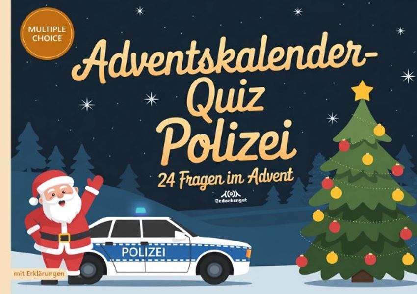 Cover von Adventskalender-Quiz Polizei