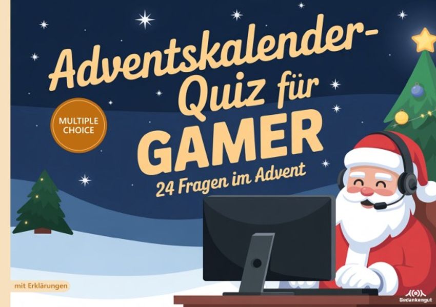 Cover von Adventskalender-Quiz für Gamer