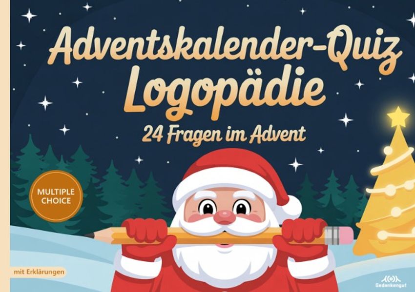 Cover von Adventskalender-Quiz Logopädie